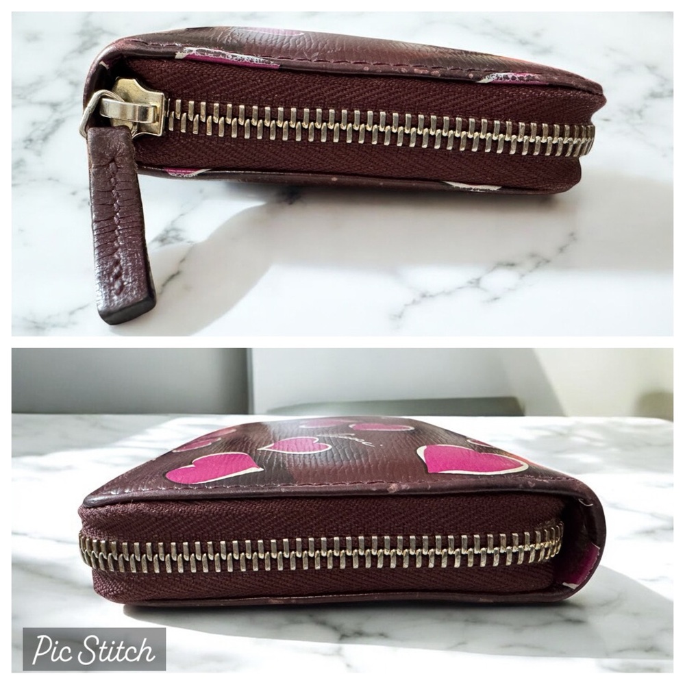 Gucci Betty Heartbeat Abbey 899765-478442 Long Zip Around Wallet - Picture 4 of 9